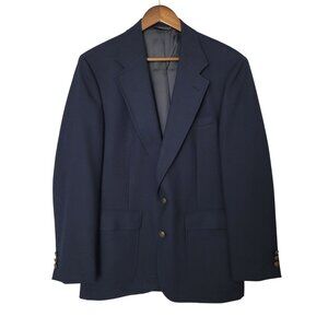 Cartier Jack Lang Tailored Blazer Jacket Mens Size 41R Navy Blue Classic
